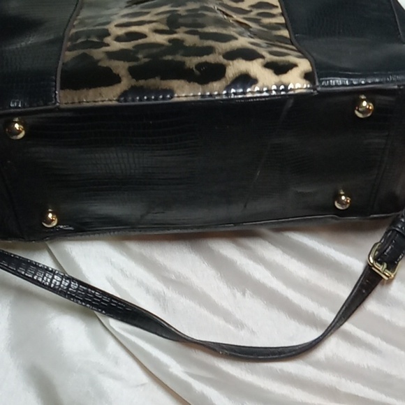 - Anne Klein alligator cheetah handbag vintage - Picture 7 of 7
